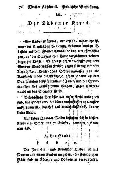 Weigel, Beschreibung des Herzogthums Schlesien, 1802, S. 76