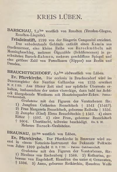 Die Kunstdenkmäler der Provinz Schlesien, Band III Regierungsbezirk Liegnitz, von Hans Lutsch, 1891