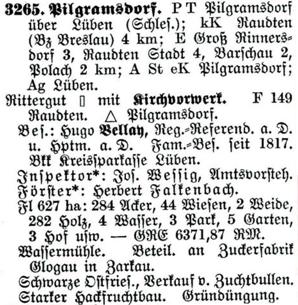 Pilgramsdorf 1937