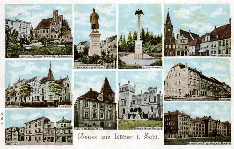 Ansichten der Stadt Lüben um 1903 von Kazimierz Bełz