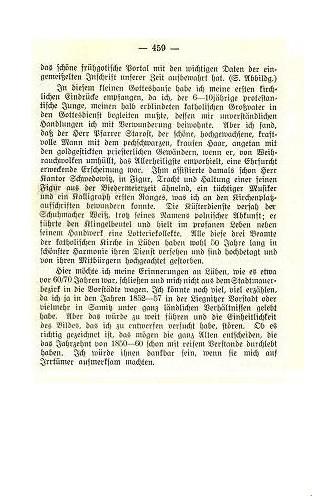 Geschichte der Stadt Lüben, Konrad Klose, S. 459
