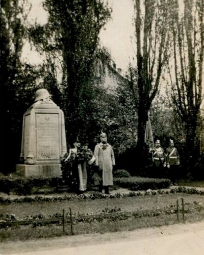 Einweihung des Bredow-Dragoner-Denkmals 1921