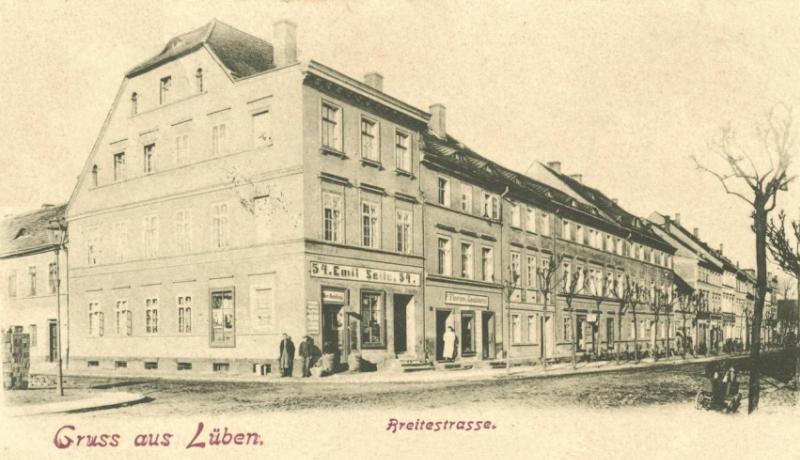 Breite Straße Lüben 1904