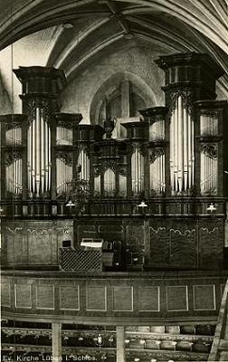 Orgel der Evangelischen Kirche zu Lüben