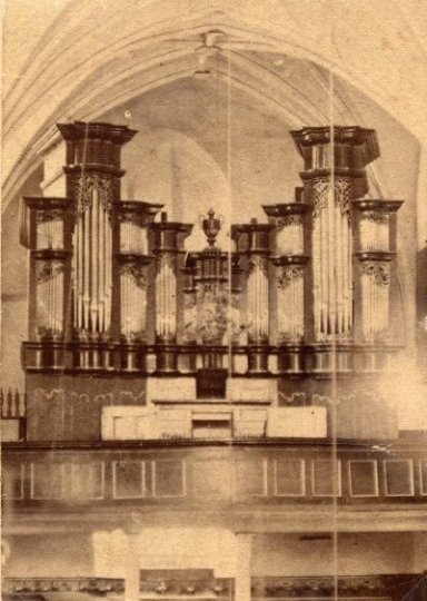 Orgel der Evangelischen Kirche zu Lüben aus der Zeit von Kantor August Günther