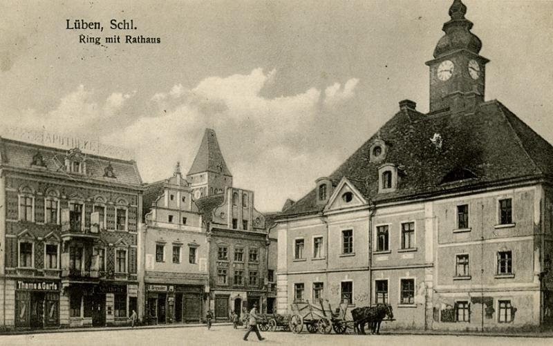 Rathaus Lüben und Ring