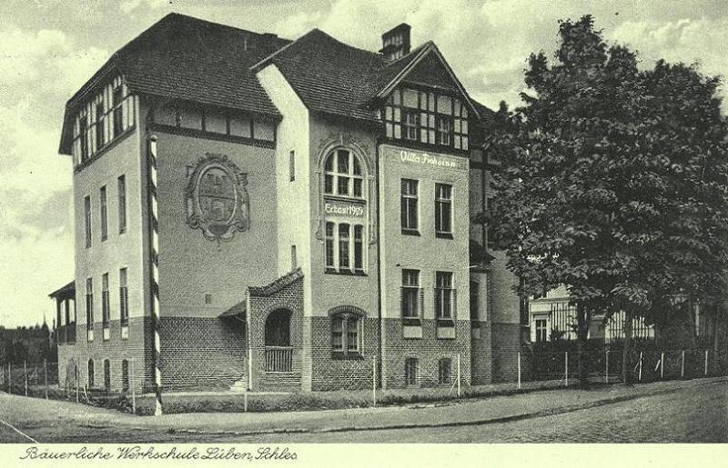 Villa Frohsinn - auf einer Karte von 1940 Bäuerliche Werkschule genannt