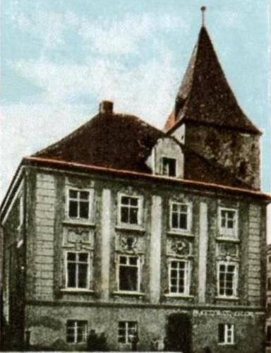 Habsburger Haus am Pulverturm um 1900
