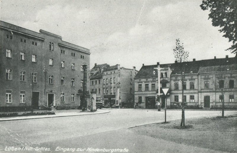 Hindenburgstraße an der Einbiegung zur Breiten Straße