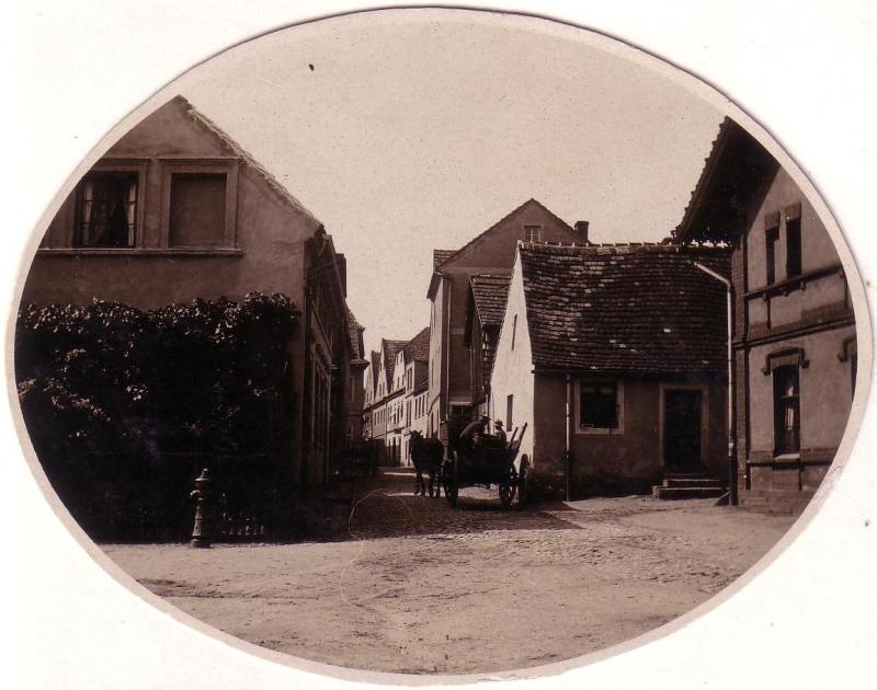 Judengasse 1916, Foto aus dem Nachlass von Fritz Peschel