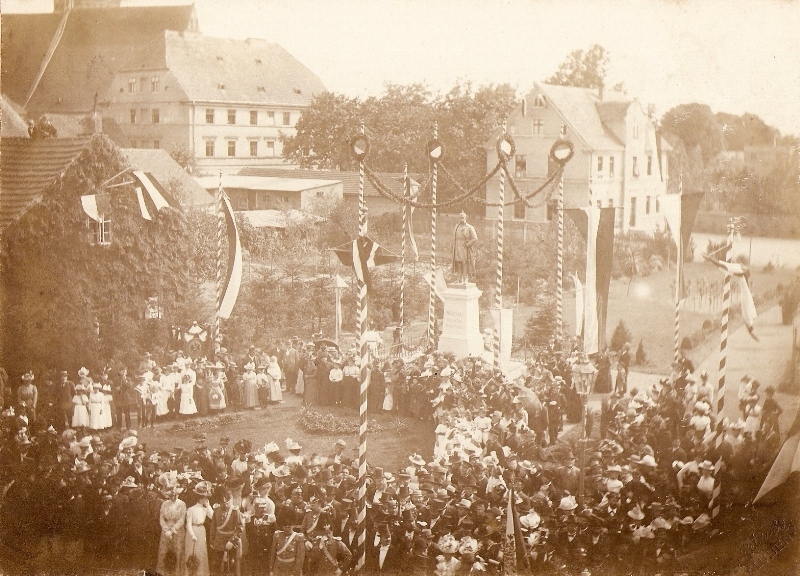 Einweihung des Kaiser-Denkmals in Lüben am 21.7.1901