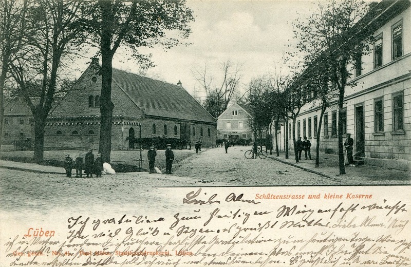 Schützenstraße Lüben 1902
