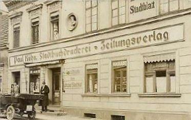 Stadtblattverlag und Druckerei Paul Kühn Lüben