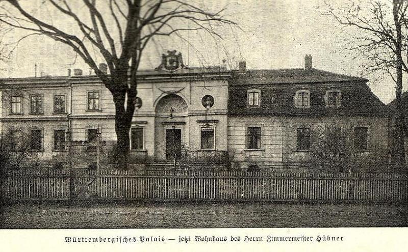 Württembergisches Palais in Konrad Kloses Lüben-Chronik von 1924