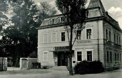 Ansichtskarte vom Schiesshaus Lüben