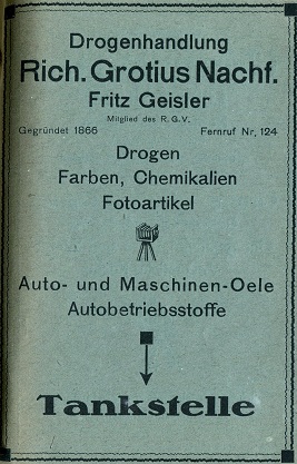 Richard Grotius Nachfolger: Fritz Geisler, Drogenhandlung, Oberglogauer Str. 14