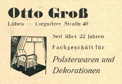 Polsterwaren und Dekorationen Otto Groß