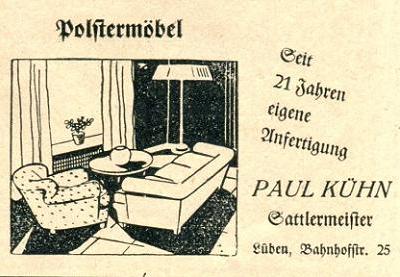 Sattlermeister Paul Kühn