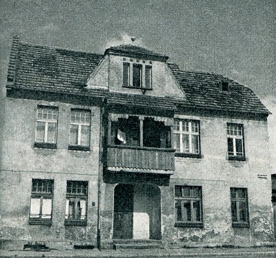Das einstige Haus der Familie Marx Liegnitzer/Breslauer Str. um 1964