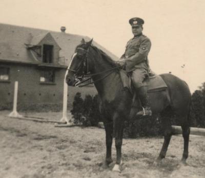 Vater Richard Hain in Liegnitz bei der Wehrmacht
