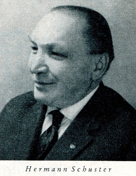 Hermann Schuster (1893-1974), Sohn von Reinhold Schuster, führte das Werk seines Vaters fort
