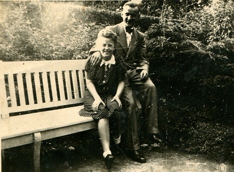 Georg und Helene 1942 im Stadtpark