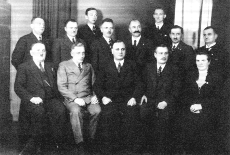 Die Obermeister der Handwerks-Innungen um 1936