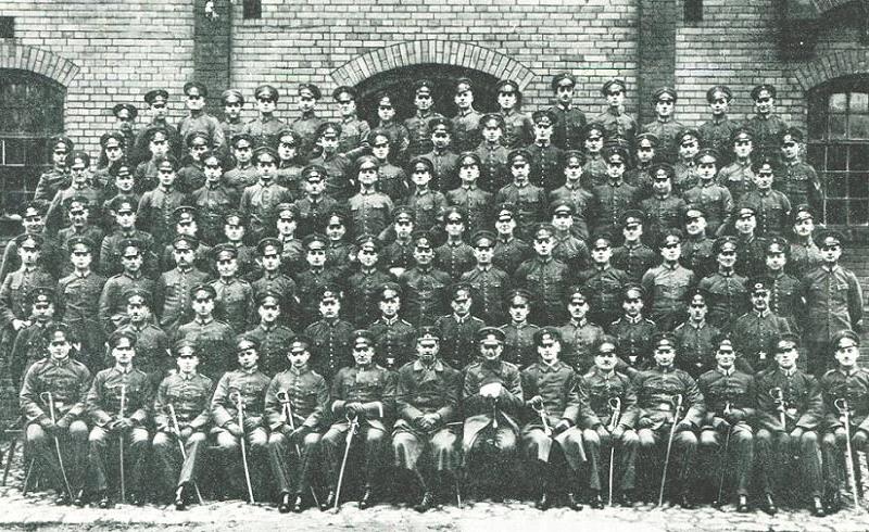 4. Eskadron des 7. Preußischen Reiter-Regiments in Lüben im Jahr 1928