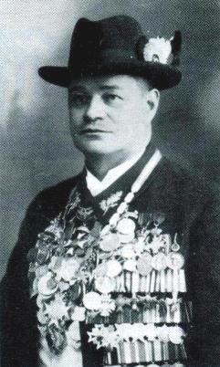 Schützenkönig Obergerichtsvollzieher Felix Rathmann (1882-1969)