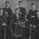 Teilnehmer an der ersten Abschlußprüfung am Gymnasium Ostern 1910