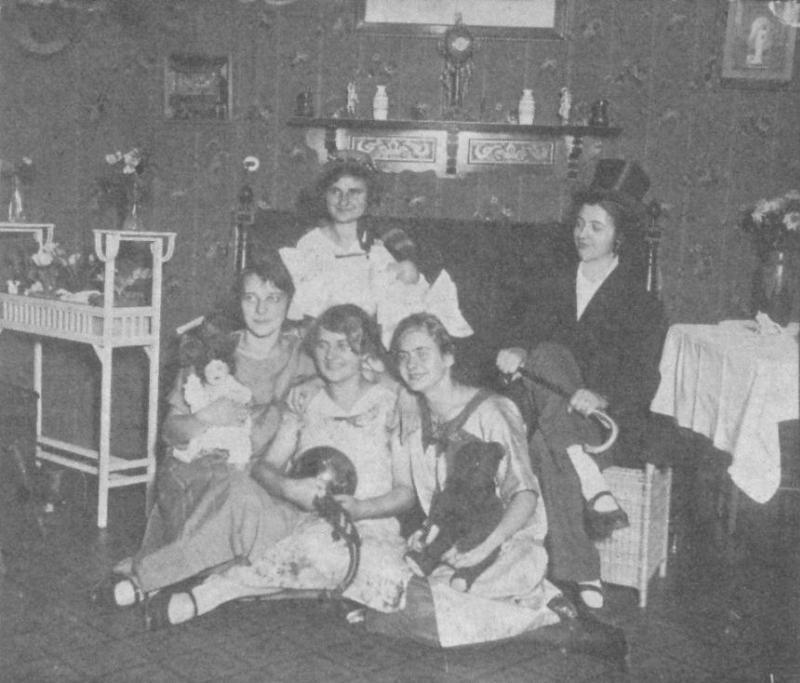 Dora Glatzel, Hanne Theuer, Elisabeth Arlt, Lene Theuer und Erika Rehmie, 1926