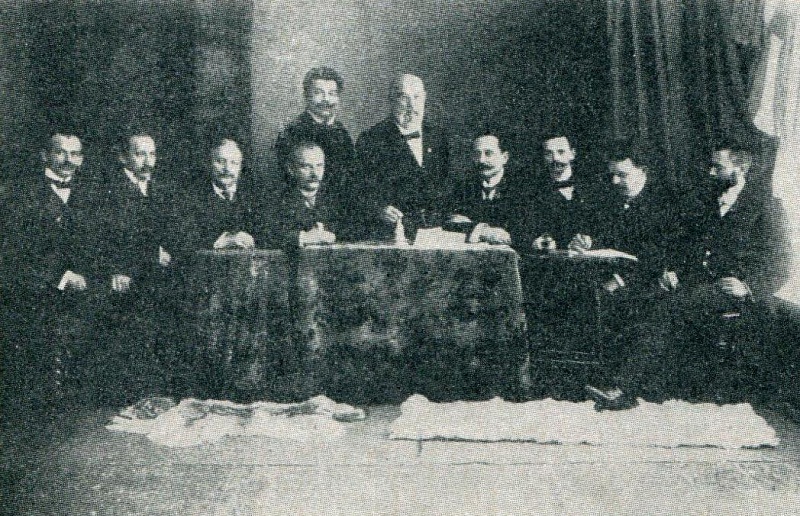 Der Vorstand des Männerturnvereins Lüben im Jahr 1912