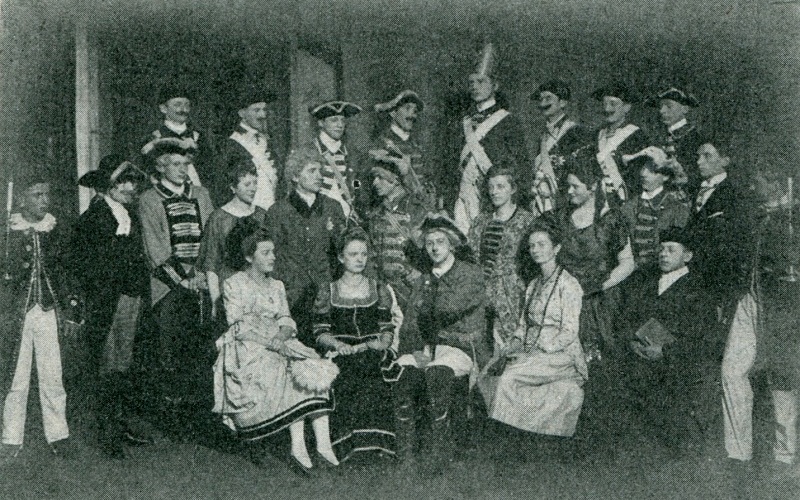 Theateraufführung des Jugendbundes Lüben 'Katte' von Hermann Burte am 18.1.1921