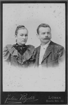 Verlobte Emil Schütze und Clara Dehmel