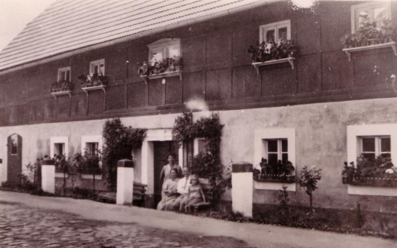 Das Haus meiner Urgroßeltern Stein im Jahr 1936