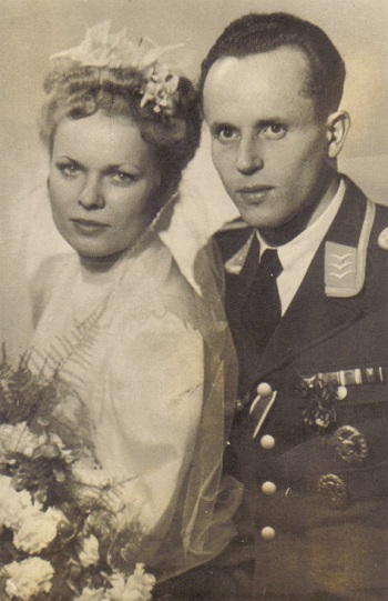 Hochzeit von Ursula Moch und Georg Treder am 16.2.1943