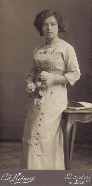 Foto von Gertrud Stein von ca. 1912
