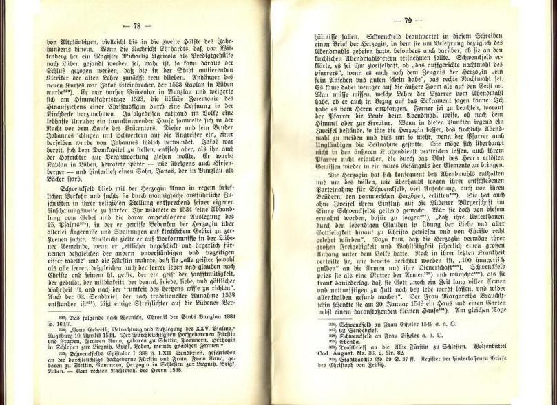 Konrad Klose, Geschichte der Stadt Lüben, Verlag Kühn Lüben, 1924, S. 78/79