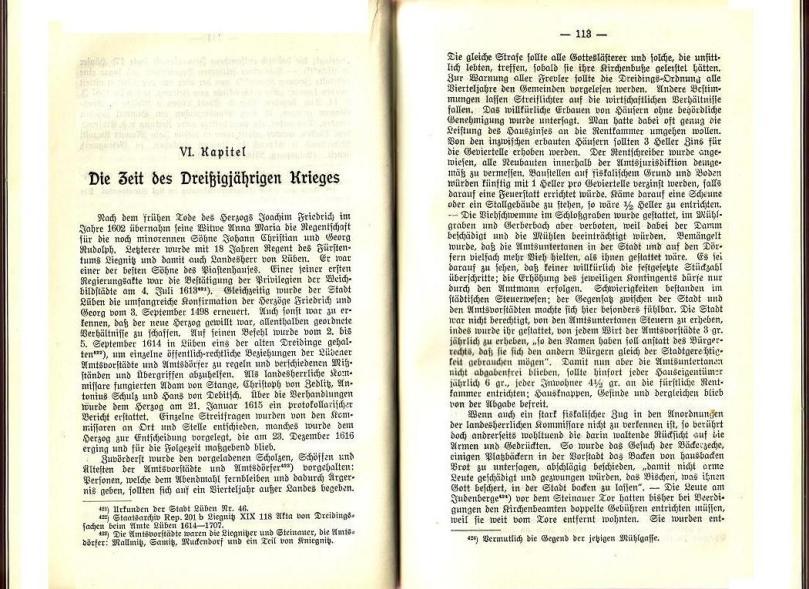 Konrad Klose, Geschichte der Stadt Lüben, Verlag Kühn Lüben, 1924, S. 112/113