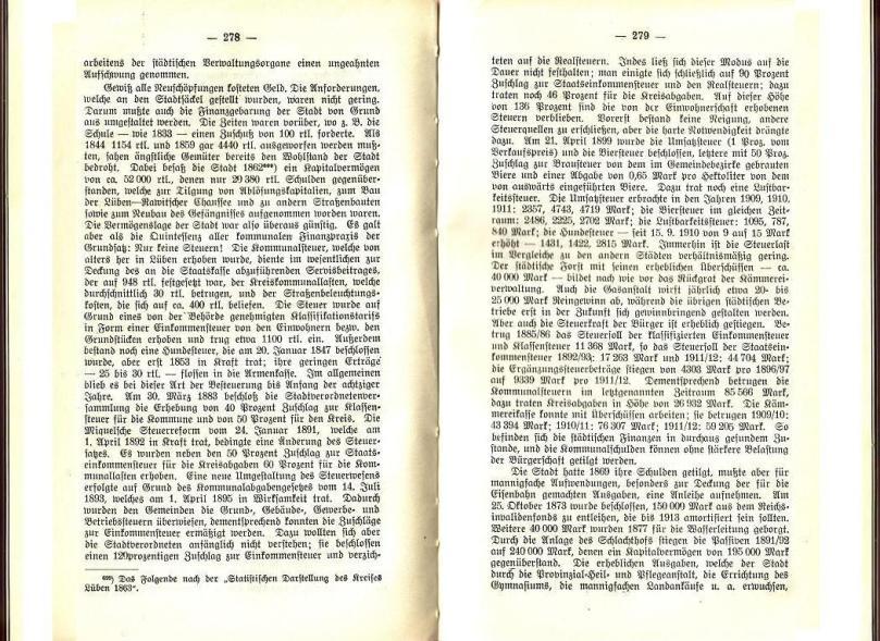 Konrad Klose, Geschichte der Stadt Lüben, Verlag Kühn Lüben, 1924, S. 278/279
