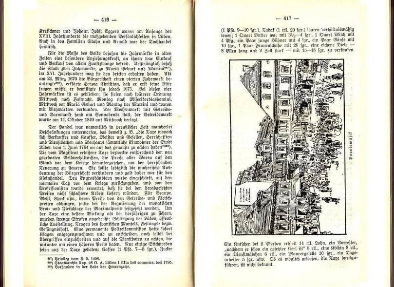 Konrad Klose, Geschichte der Stadt Lüben, Verlag Kühn Lüben, 1924, S. 416/417
