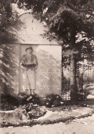 Kriegerdenkmal 1914-1919 Alt Raudten
