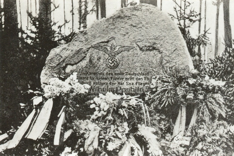 Gedenkstein für Wilhelm Przibilla