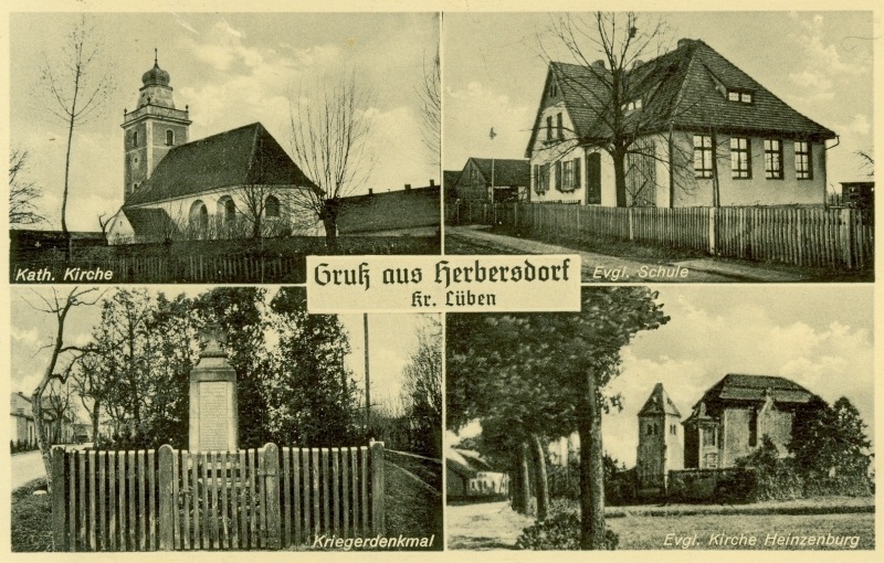 Katholische Kirche, Evangelische Schule, Kriegerdenkmal, Evangelische Kirche Heinzenburg