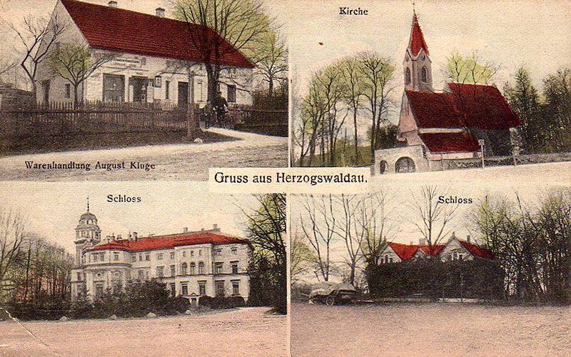 Warenhandlung August Kluge, Evangelische Kirche, Schloss Oberhof Dittersbach, Schloss Rittergut Niederhof