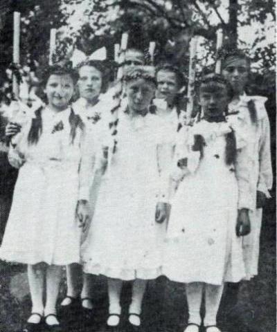 Heilige Kommunion in Kaltwasser 1934