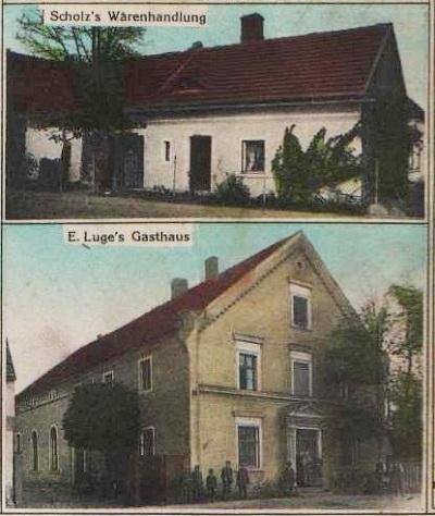 Bertha Scholz's Warenhandlung, E. Luge's Gasthaus