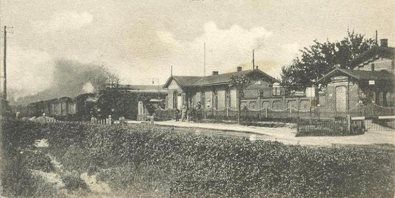 Bahnhof Koslitz 1914