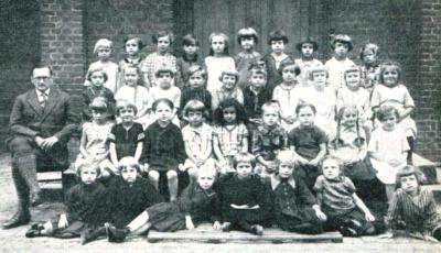 Evangelische Volksschule Kotzenau 1928