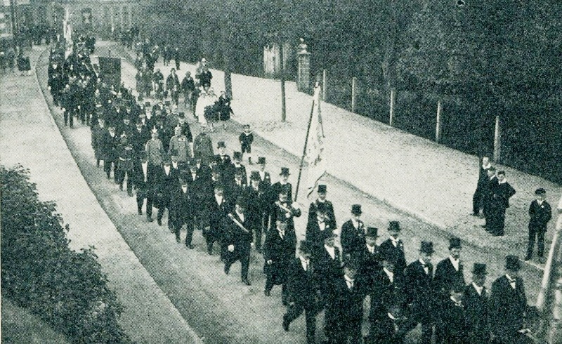 Auszug zum Kotzenauer Schützenfest 1925